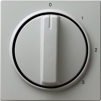 Накладка с ручкой для трехступенчатого переключателя Серый Gira S-color