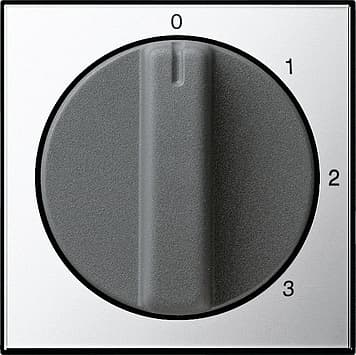 Накладка с ручкой для трехступенчатого переключателя Хром Хром