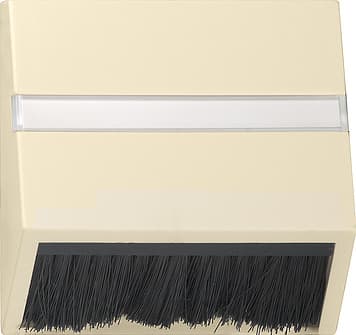 Накладка для приборов с квадратной центральной панелью и наклонным выходом Кремовый