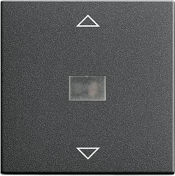 Сенсорный выключатель управления жалюзи Антрацит