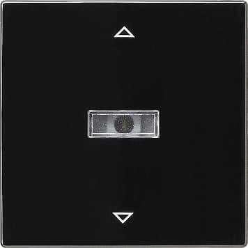 Сенсорный выключатель управления жалюзи Черный Gira S-color