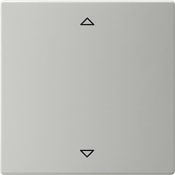 Сенсорный выключатель управления жалюзи с функцией памяти Серый Gira S-color