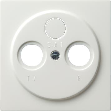 Накладка антенной розетки Белый Gira S-color