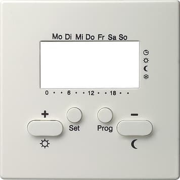 Крышка для термостата 230 В с таймером, белый Gira S-color 146940