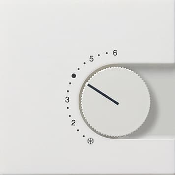 Накладка для регулятора температуры пола Белый Gira F100