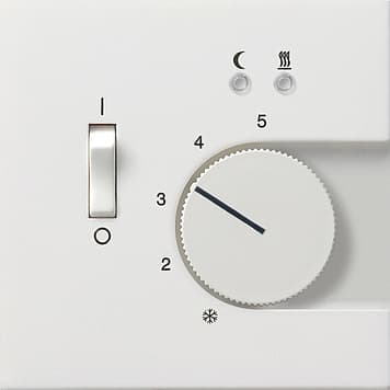 Накладка для регулятора температуры пола Белый Gira F100