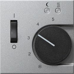 Накладка для регулятора температуры пола Алюминий