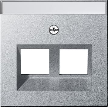 Накладка с полем надписи Mod. Jack 30° Алюминий Алюминий