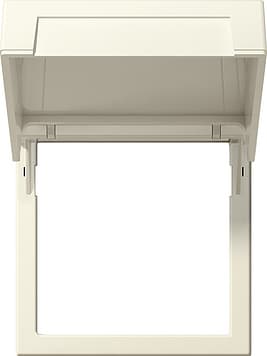 Монтажная рамка с крышкой Кремовый Кремовый