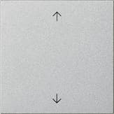 Накладка управления с символами стрелок System 3000 Алюминий