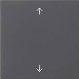 Накладка управления с символами стрелок System 3000 Антрацит