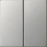 Накладка управления 2-местн. System 3000 System 55 Нержавеющая сталь