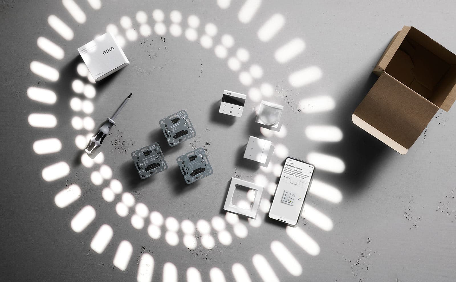 Датчик движения Gira System 3000, высота установки 1,10 м, Standard / Komfort Bluetooth