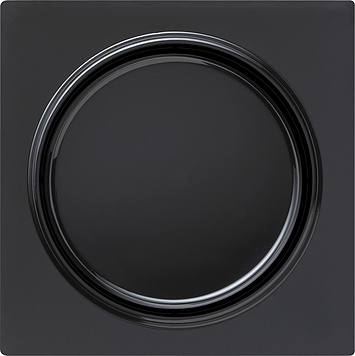 Кнопочный выключатель/переключатель 10А/250В в сборе, черный Gira S-color 013047