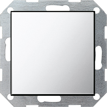 Заглушка с опорной платой, хром Gira 0268605