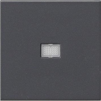 Клавиша с большим конрольным окошком, антрацит Gira 029828