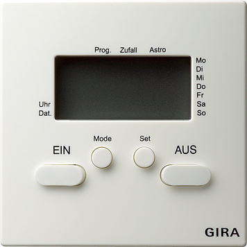 Электронный таймер Белый Gira S-color