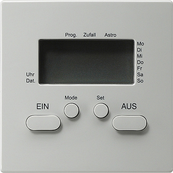 Электронный таймер Серый Gira S-color