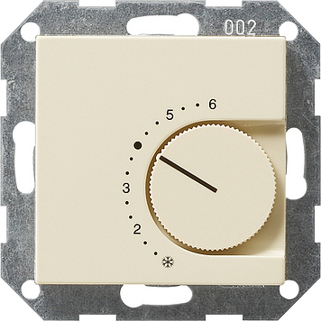 Терморегулятор с размыкающим контактом 24V/10 (4)A Кремовый