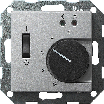 Терморегулятор с подогревом пола Алюминий