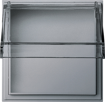 Панель с прозрачной крышкой Алюминий Gira TX44