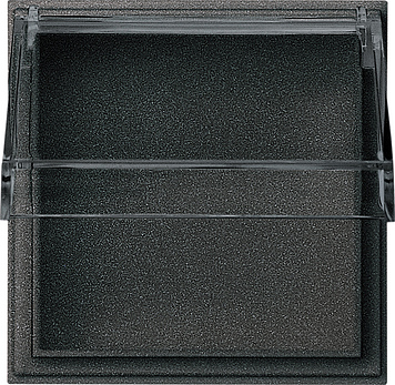 Панель с прозрачной крышкой Антрацит Gira TX44