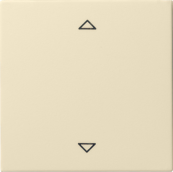 Радионакладка системы управления жалюзи с возможностью подключения датчиков Кремовый