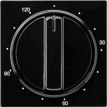 Накладка таймера 120 мин Черный Gira S-color