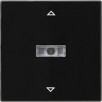 Накладка системы управления жалюзи Черный Gira S-color