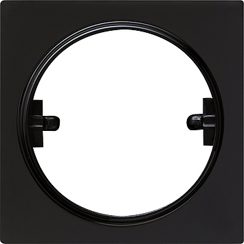 Накладка для светового сигнала для плоских съемных крышек Черный Gira S-color