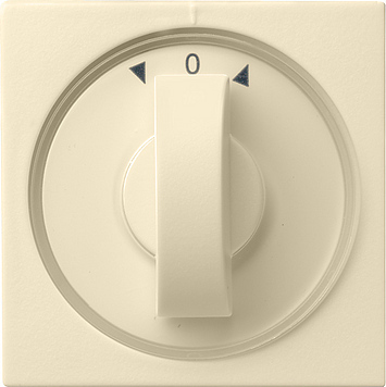 Накладка с поворотной ручкой для выключателей системы управления жалюзи и таймеров Кремовый