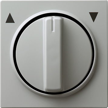 Накладка с ручкой для жалюзи Серый Gira S-color