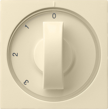 Накладка с ручкой для трехступенчатого переключателя Кремовый