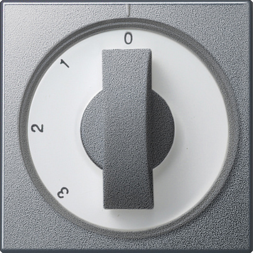 Накладка с ручкой для трехступенчатого переключателя Алюминий