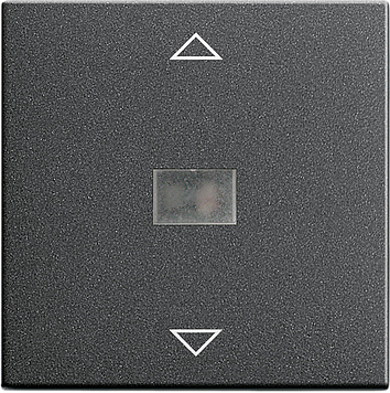 Сенсорный выключатель управления жалюзи Антрацит