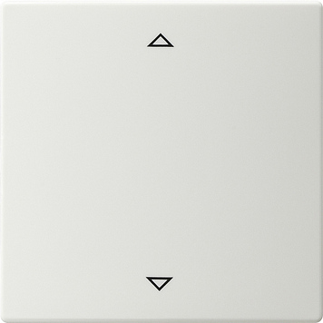 Сенсорный выключатель управления жалюзи с функцией памяти Белый Gira S-color