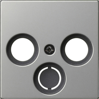 Накладка антенной розетки Нержавеющая сталь