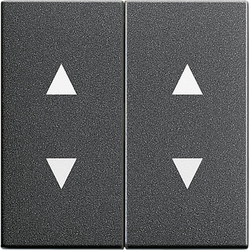 Двойная клавиша для жалюзи со стрелками, антрацит Gira 115028