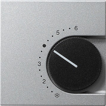 Накладка для регулятора температуры пола Алюминий