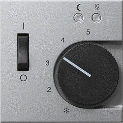 Накладка для регулятора температуры пола Алюминий