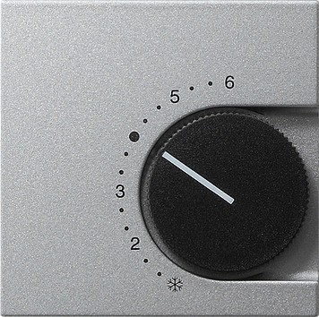 Накладка для регулятора температуры пола Алюминий