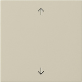 Накладка управления с символами стрелок System 3000 Кремовый глянцевый