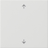 Накладка управления с символами стрелок System 3000 Белый глянцевый