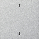 Накладка управления с символами стрелок System 3000 Алюминий