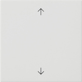 Накладка управления с символами стрелок System 3000 Белый шелковисто-матовый