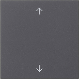 Накладка управления с символами стрелок System 3000 Антрацит