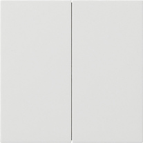 Накладка управления 2-местн. System 3000 Gira F100 Gira Белый глянцевый