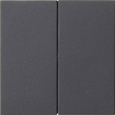 Накладка управления 2-местн. System 3000 System 55 Антрацит