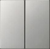 Накладка управления 2-местн. System 3000 System 55 Нержавеющая сталь